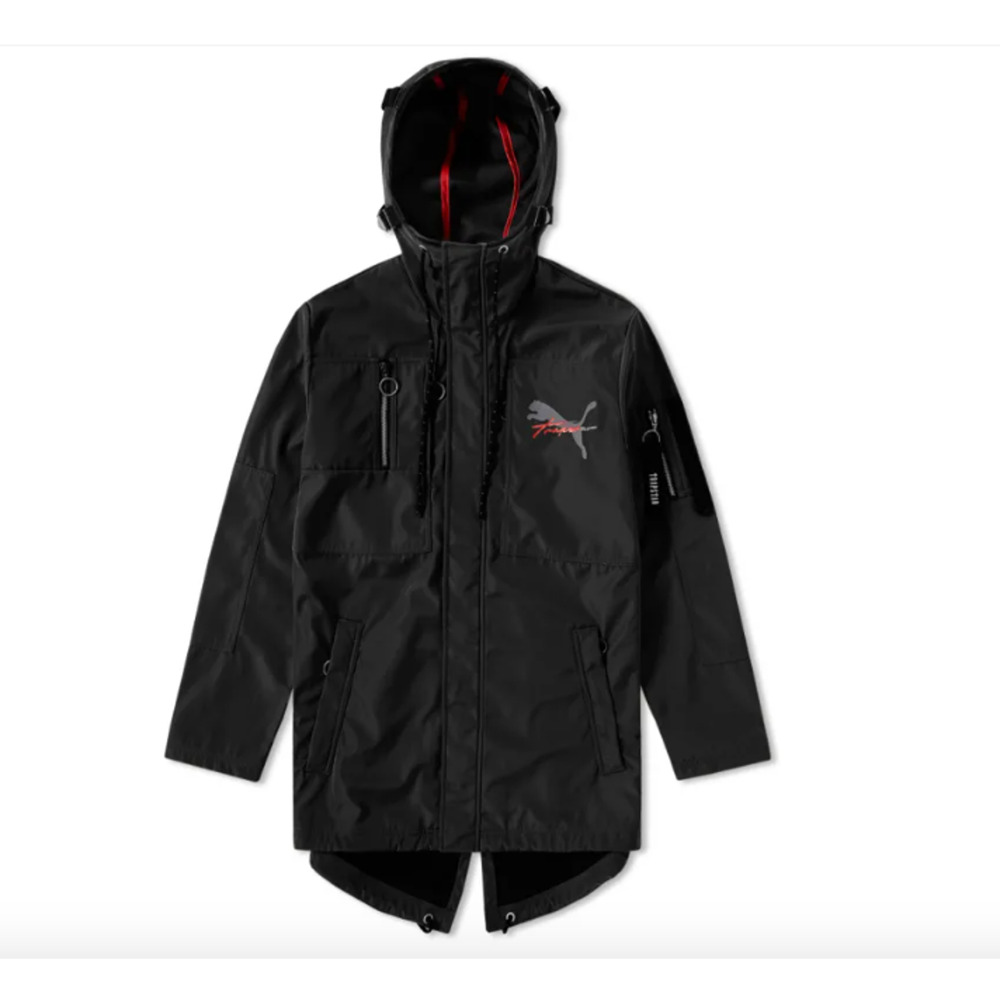 Puma Trapstar Jacket Mens XXL Black Parka Hooded Coat A$AP Limited Edition $500